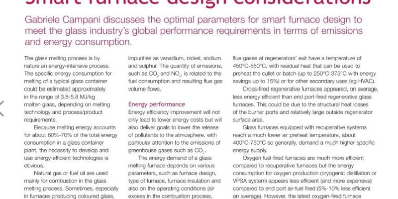 Melting technology in design of a smart furnace