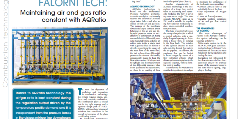 AQRatio on Issue 01/21 of Glass Machinery and Plants